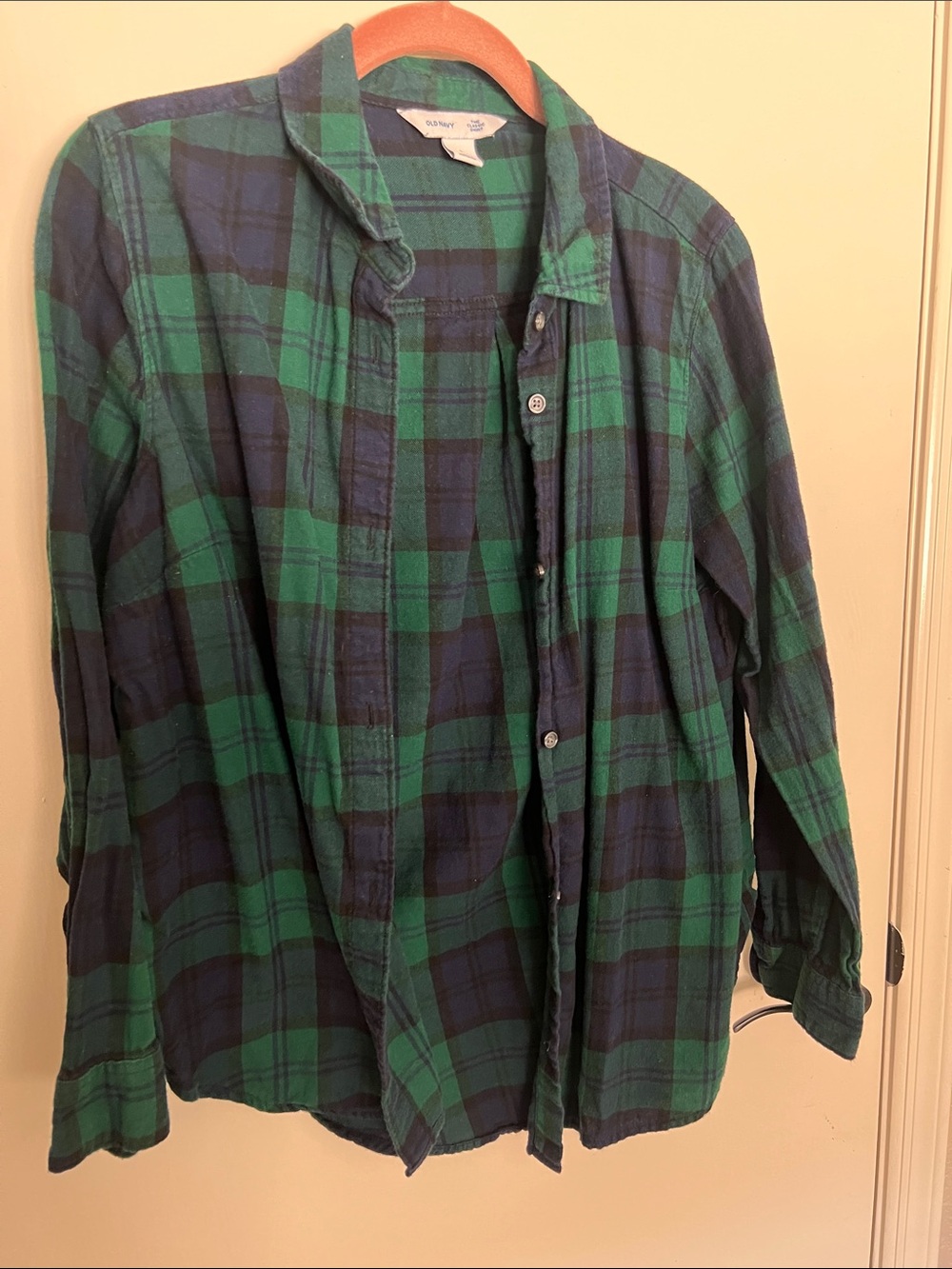 Old Navy Plaid Button-Up Shirt